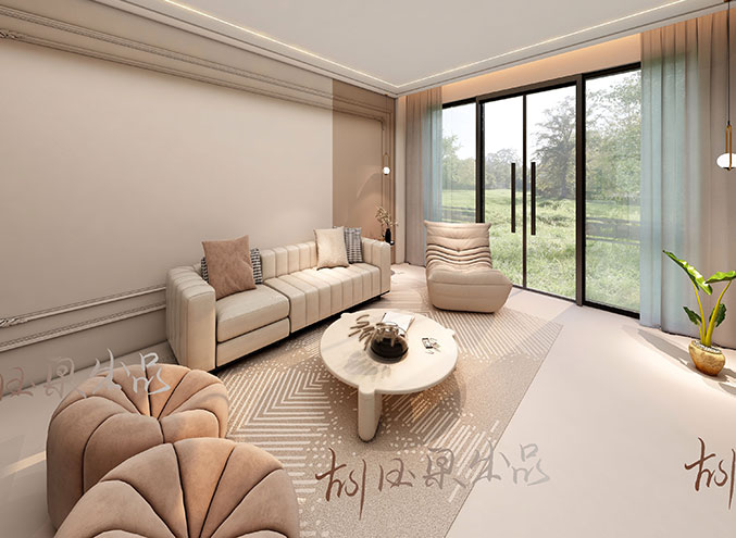 JJZZ黄色视频中国院子280平别墅奶油简欧装修案例